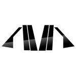 6vnt./komplektas Automobilio lango durų centrinė kolona BC stulpelio stulpelio dangčio veidrodžio efekto apdaila tinka Peugeot 3008 P84 2017&ndash;2023 automobilio lipdukas