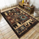 Žiemos retro Svetainės Kilimas &Scaron;alis Miegamojo Naktinis Kilimėlis Grindų Kilimėlis Namų Svetainės kilimas 160*230cm