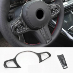 ABS Carbon Fiber Look vidaus apdailos vairo dangtis, skirtas BMW 3 serijos G20 20-22