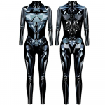 Punk Gothic Jumpsuit Catsuit Sexy Women Cosplay kostiumai Helovinas Bodysuit S