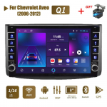 icreative Android automobilinis stereofoninis radijas 2D, skirtas Chevrolet Aveo 2006-2012 su mygtuku rankenėlė Multimedijos vaizdo grotuvas GPS navigacija Carplay 2+32GB 1+16GB