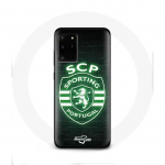 Coque Samsung Galaxy S11 Plus scp sporting portugal lumineux fond noir