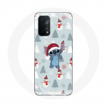 Coque pour Oppo A74 5G Ohana Stitch mignon joyeux No&euml;l