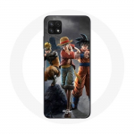 Coque pour Samsung Galaxy A22 5G Sangoku naruto Luffy one piece Dragon Ball z 3D Anime manga