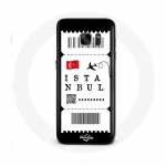 Coque pour samsung galaxy S6 edge Billet d'avion Istanbul Turquie