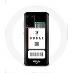 Coque pour Samsung Galaxy S11 Plus Billet d'avion Dubai