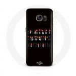 Coque pour Samsung Galaxy S7 Stranger Things Affiche Friends Don't Lie Joyeux no&euml;l