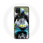 Coque pour Samsung Galaxy A22 4G pilote de vitesse moto valentino rossi