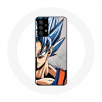 Coque pour Samsung Galaxy A13 4G / A13 4G Lite Anime Dragon Ball Goku Cheveux bleu