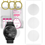 3x apgo Hidrogelio ekrano apsauga Garmin vivomove sport, Hidrogelio plėvelė, su pozicionavimo sluoksniu lengvas montavimas