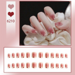Nagai &Scaron;vieži Mieli Ne&scaron;iojami Nail Girl Skaistalai Netikras nagų Pleistras Ne&scaron;iojami Nagų Dailė 6181-24pcs