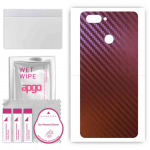 apgo skin sticker film foil vinyl for the BACK compatible with Oppo A5 (AX5), scratch-resistant, easy to install - Carbon Chameleon CAKA5