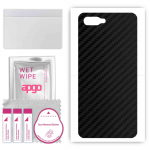 apgo Protective Skin Sticker for the back compatible with Oppo RX17 Neo, Wrap Film, Foil, Vinyl - Pattern Carbon Black
