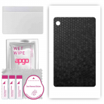 apgo skin sticker film foil vinyl for the BACK compatible with Huawei MatePad T8, scratch-resistant, easy to install - Black Honeycomb