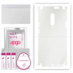 apgo Protective Skin Sticker for the back+sides compatible with OnePlus 7 Pro, Full Wrap Film, Foil, Vinyl - Pattern Matte Transparent