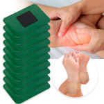 10 vnt. medicininis kulno atraminis pleistras, skausmą mal&scaron;inantis calcaneal gipsas Moxibustion pėdų priežiūros lipdukas 10pcs/1bag
