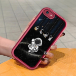 Mink&scaron;tas silikoninis kvadratinių kopėčių spausdinimo ra&scaron;tas telefono korpusas, pilnas dangtis, fotoaparatas, atsparus smūgiams, guminis dėklas, skirtas iPhone Infinix Tecno OnePlus Infinix Smart 8 juoda