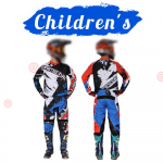 motokroso pavarų rinkinys vaikams 20 22 24 26 28 lenktyninis kostiumas MX MOTO Megztiniai ir kelnaičių komplektai Jaunimui vaikai berniukai mergaitei Motociklas BMX Visureigis dviratis Combo S-20