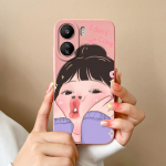 Naujas animacinio modelio dangtelis skirtas Xiaomi Redmi 12 13 13C K60 Ultra K70 Note 13 Pro Bumper Anti Drop Liquid Mink&scaron;tas silikonas Pretty Phone Case Shell for Redmi Redmi Note 13 Pro 5G