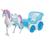 TAKARA TOMY Licca-chan Dreaming Princess Royal Carriage Dress-up Doll Pretend Play Toy Ages 3 and up Passes Toy Safety Standards ST Mark Certificati