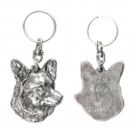 Cardigan Welsh Corgi - Silver-plated dog pendant, handbag decoration, backpack pendant by Art-Dog brand sidabras