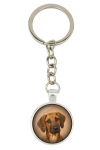 Rhodesian Ridgeback, African Lionhound, African Lion Dog - keychain with your photo, key decoration, bag pendant from Art-Dog brand sidabras