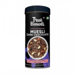 &Scaron;okoladinis muslis 400g i&scaron; True Elements - 100% viso grūdo pusryčių dribsniai | Muslis su vaisiais ir rie&scaron;utais bei sėklomis | Sveiki pusryčių dribsniai dietai
