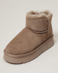 Ugg batai Prima d'Arte 238272 36 pilkai smėlio spalvos zom&scaron;os kailis 36 migdolas