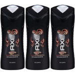 Ax Shower Gel Dark Temptation 40.6ml (3 packs) black