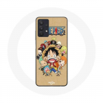 Coque Maniacase pour Samsung Galaxy A32 4G Manga anim&eacute; One Piece Straw Hat Crew