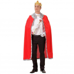Karaliaus apsiaustas Naujas Helovino vakarėlio kostiumas Cosplay vakarėlis Suaugusiųjų karaliaus apsiaustas Raudonas violetinis Karaliaus apsiaustas Pasirodymo kostiumas raudona