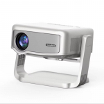 Salange P90 Android projektorius 360 laipsnių pasukimas 1080P palaikymas 4K 350 ANSI Wifi6 BT5.0 Namų kino mini mini vaizdo perforatorius, ne&scaron;iojamas AU Plug