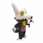 Karaliaus pliu&scaron;inis pelėdos namas pliu&scaron;inis žaislas Anime Big Bad Wolf Pelėda lėlė 30cm