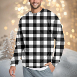 Vyri&scaron;kas kasdienis madingas patogus languotas apvalaus kaklo džemperis L