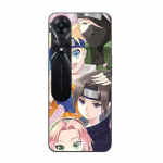 Coque pour Oppo A78 5G kakashi naruto sasuke sakura Maniacase juoda