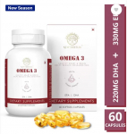 NEWTREESUN Riebalų rūg&scaron;tys | Žuvų taukai | Žuvų taukai Omega 3 - 1000mg (60 kapsulių)
