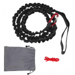 Dviračio vilkimo lynas natūralaus ilgio 1,7 m tamprus dizainas nailono lydinio ne&scaron;iojamas kalnų dviračio tempimas juoda