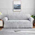 1 vnt. storas katjoninis sofos užvalkalas, neslystantis, apimantis visą, apsauga nuo dulkių, vienvietis, dvivietis, trivietis, elastingas, apimantis visą, apsauga nuo dulkių 4-Seater-230-300cm