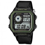 Skaitmeninis laikrodis užsienio modelis [Casio] AE-1200WHB-1B vyri&scaron;kas [Reimportuotas]