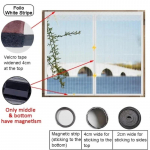 Magnetinis lango ekranas, ekrano durų tinklinis lango ekrano uždanga, magnetinis uždaromas durų ekranas, kad i&scaron;vengtumėte klaidų 80X100cm