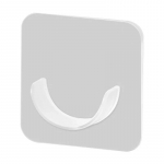 2 vnt. Stiprūs užuolaidų karnizo laikikliai Kabliukai sienai Lipnūs Vonios Du&scaron;o karnizo Įtempimo laikiklis Gręžti nereikia Klijuojami Spintai 2pcs gryna