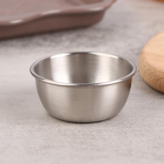 304 Nerūdijančio plieno mažas prieskonių patiekalas Virtuvinis padažas Puodelis Kečupas Panardinamas užkandžių lėk&scaron;tės su&scaron;ių actas Sojų lėk&scaron;tės patiekalas 2