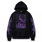 Vyri&scaron;ki megztiniai Anime Evangelion Graphic EVA-00 PROTO TYPE Unisex Oversize Ilgomis rankovėmis megztiniai Megztiniai Harajuku Streetwear Vir&scaron;utiniai XL juoda