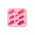 1 vnt. 8 ertmės Animacinių filmų debesies silikono forma &bdquo;Pasidaryk pats&ldquo; žvakių dervos gipso formavimo forma rožinė