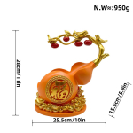 Kinų kūrybiniai moliūgo vyno stovo papuo&scaron;alai Vyno spintelės bufetas Vyno laikiklio dekoracija Namų svetainės valgomojo studijos dekoracija