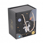 400ml Mielas Naujovi&scaron;kas Astronauto Puodelis Ergonomi&scaron;ka Rankena Keraminis Puodelis Su Dangteliu &Scaron;auk&scaron;teliu Kavai Arbatai Pienui &scaron;viesiai mėlyna spalva