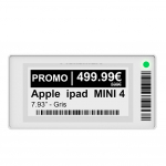 2,1'' 2,9'' E-popieriaus E-ra&scaron;alo EInk Ekrano Ekranas NFC BT Versija Programėlės Operacinė Programinė Įranga TFT Ekranas IP65 Elektroninė Kainų Etiketė Kortelė