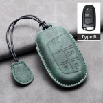 Odinis automobilio rakto dėklas dangtelis apvalkalas Jeep Chrysler 300 200 Dodge charger Grand Cherokee Wrangler Compass Renegade Fiat 500X