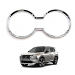 Nissan 4-os kartos T33 2022 Priekinės centrinės puodelio laikiklio dangtelis Sidabrinis X-TRAIL (Liepa - Dabar) Garnyras, (Veidrodinė apdaila)