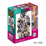 500/1000 dalių dėlionės suaugusiems Demon Slayer Japonijos anime serija Kimetsu animacinis filmas vaikams edukaciniai lavinamieji žaislai dovanos